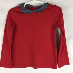 Baby gap 3T toddlers red blouse